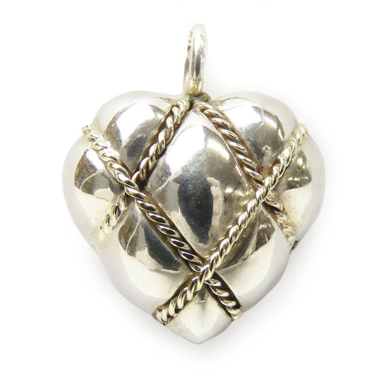 TIFFANY&Co. Pendant top Sterling Silver, 18K Silver Chain cross Women Used Authentic