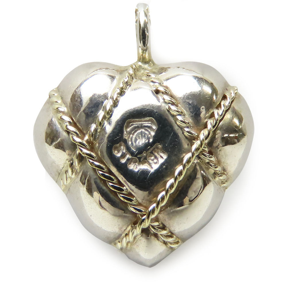 TIFFANY&Co. Pendant top Sterling Silver, 18K Silver Chain cross Women Used Authentic