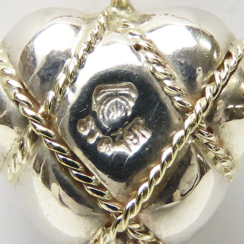 TIFFANY&Co. Pendant top Sterling Silver, 18K Silver Chain cross Women Used Authentic