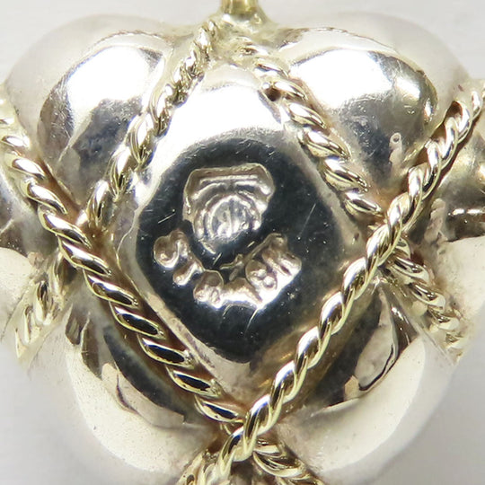 TIFFANY&Co. Pendant top Sterling Silver, 18K Silver Chain cross Women Used Authentic