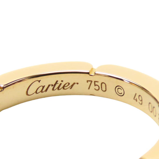 CARTIER Ring K18 Pink Gold Pink gold Maiyon PANTHERE Women 49 Used Authentic