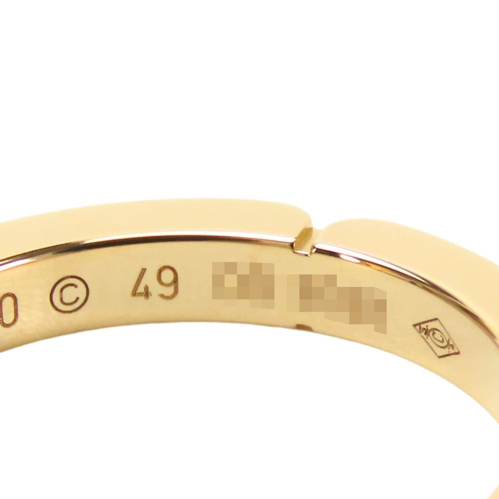 CARTIER Ring K18 Pink Gold Pink gold Maiyon PANTHERE Women 49 Used Authentic