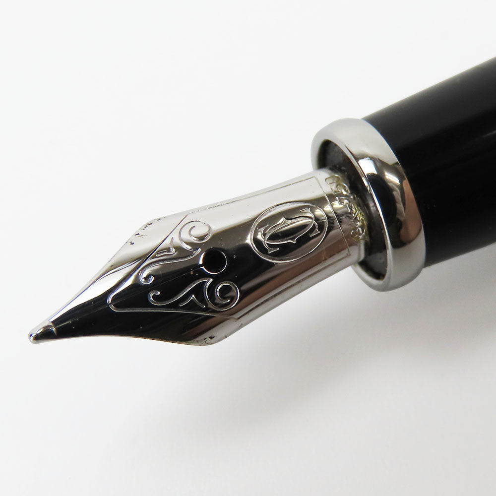 CARTIER fountain pen ST180009 - black diabolo do unisex(Unisex) Used Authentic