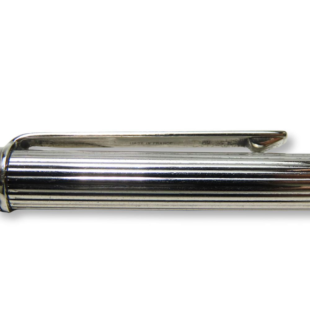 CARTIER Ballpoint pen ST150091 metal Silver Must Do unisex(Unisex) Used Authentic