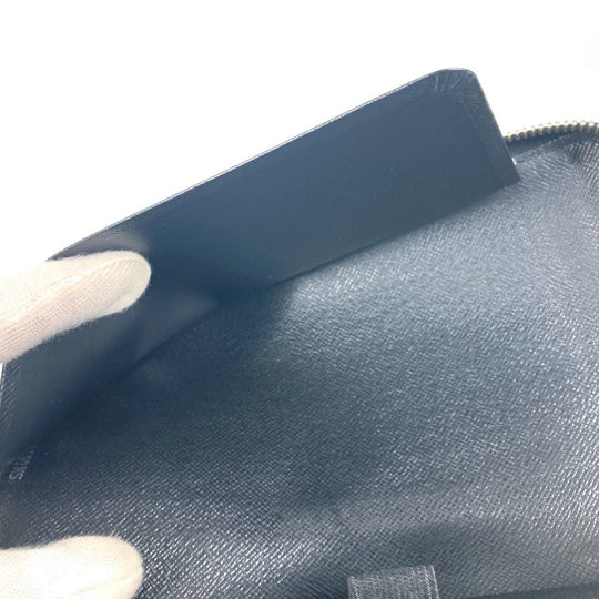 LOUIS VUITTON Long Wallet Purse M63852 Epi Leather black Epi Zippy Organizer mens Used Authentic