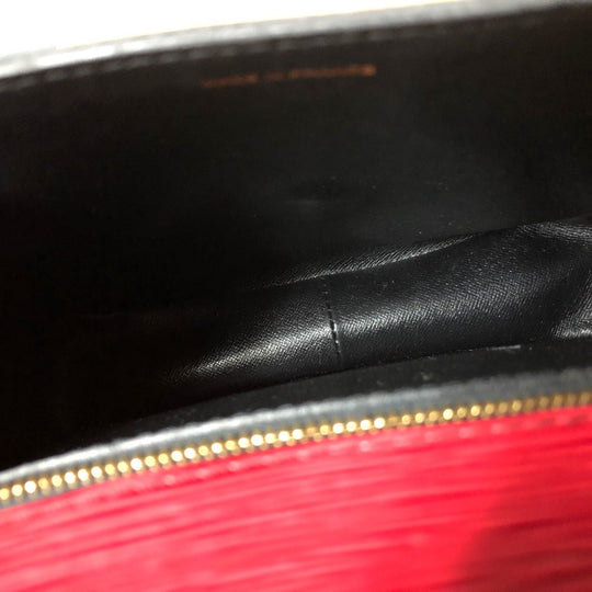 LOUIS VUITTON Shoulder Bag M52197 Epi Leather Red Epi Saint-Cloud Women Used Authentic