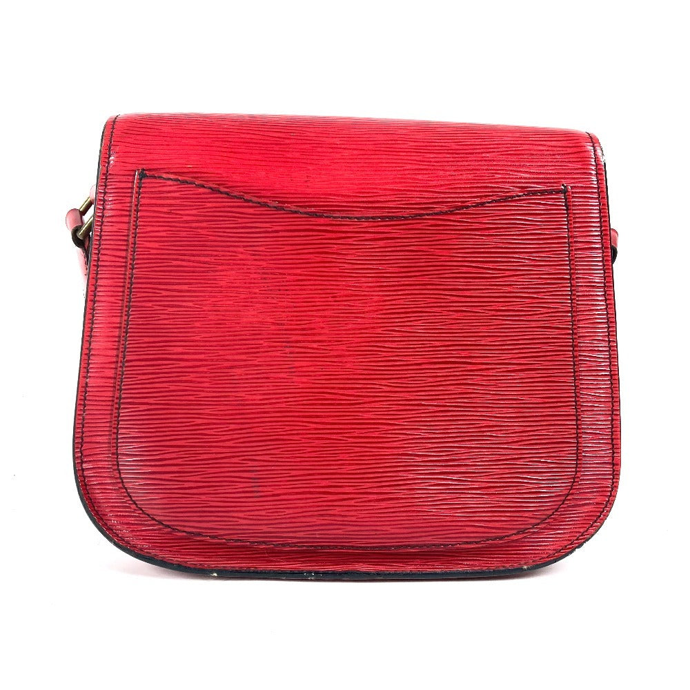 LOUIS VUITTON Shoulder Bag M52197 Epi Leather Red Epi Saint-Cloud