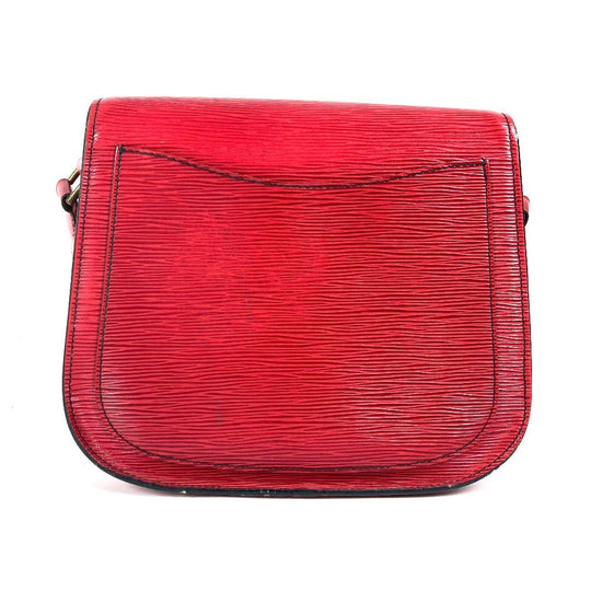 LOUIS VUITTON Shoulder Bag M52197 Epi Leather Red Epi Saint-Cloud