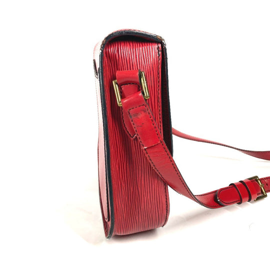 LOUIS VUITTON Shoulder Bag M52197 Epi Leather Red Epi Saint-Cloud