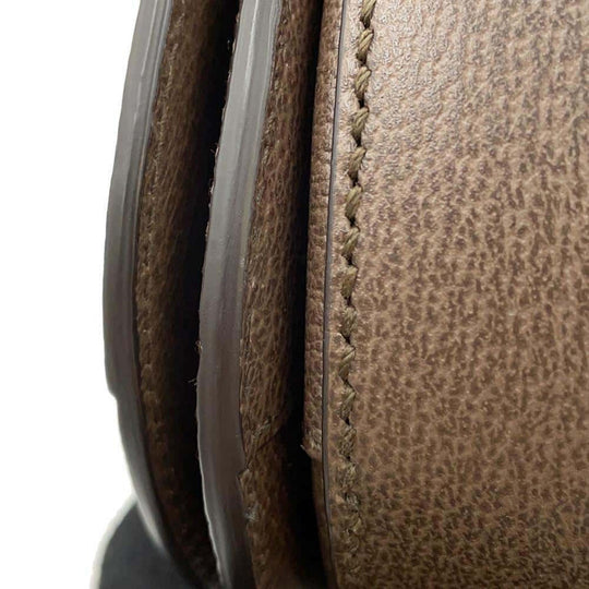 BALENCIAGA GUCCI Collaboration PVC Leather Beige Brown Shoulder Bag Preloved