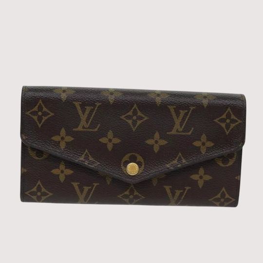 Louis Vuitton Monogram Sarah Wallet Rose Ballerine Long Pink Women