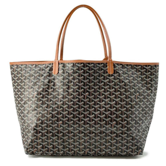 GOYARD Saint Louis PVC Leather Brown Tote Preloved
