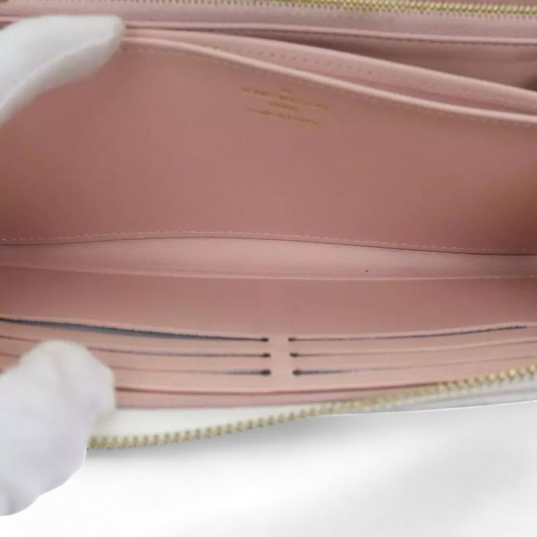 Louis Vuitton Monogram Garden Zippy Wallet White Multicolor Long Women's Wallet