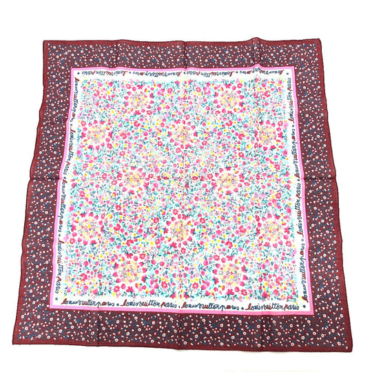 LOUIS VUITTON scarf silk multicolor Catania Women Used Authentic