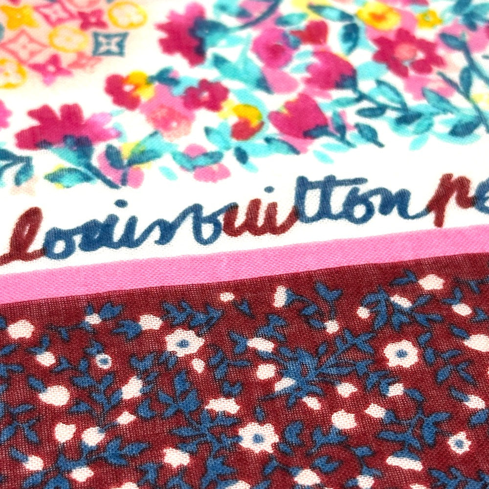 LOUIS VUITTON scarf silk multicolor Catania Women Used Authentic