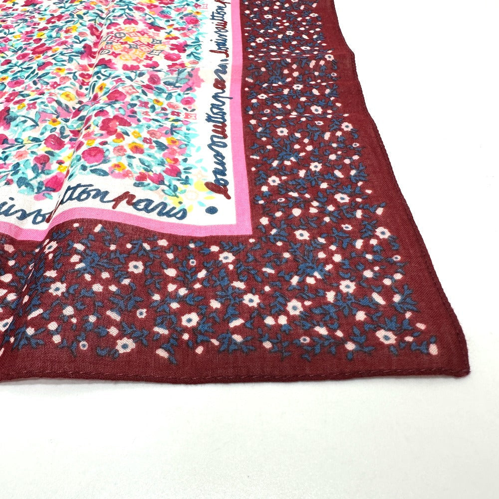 LOUIS VUITTON scarf silk multicolor Catania Women Used Authentic