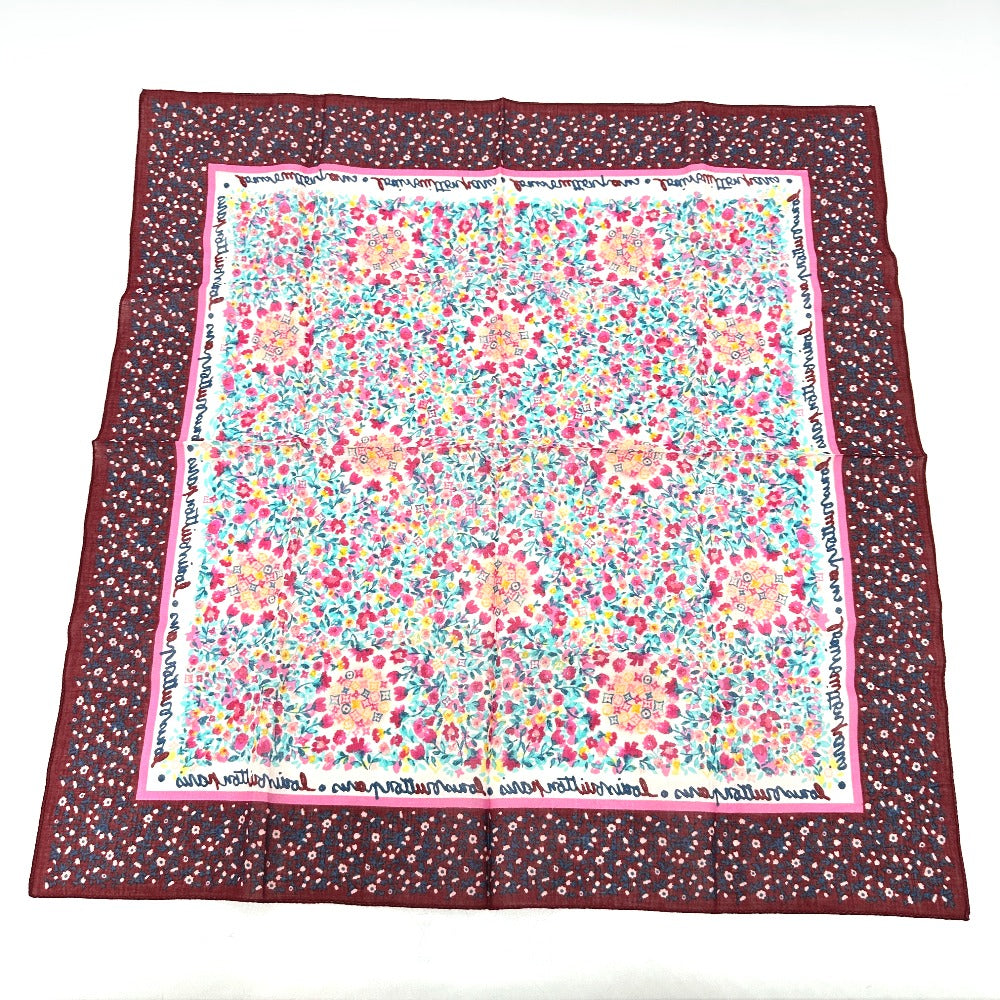 LOUIS VUITTON scarf silk multicolor Catania Women Used Authentic