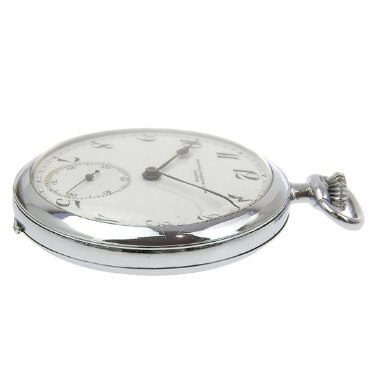 PATEK PHILIPPE Pocket watch Hand Winding Stainless Steel white 191034 1920 18jewels white dial mens(Unisex) Used Authentic