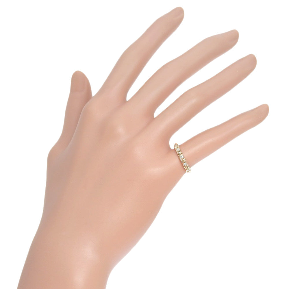 Chaumet Ring K18 pink gold, diamond gold 8P diamond Torsade Women 46 Used Authentic