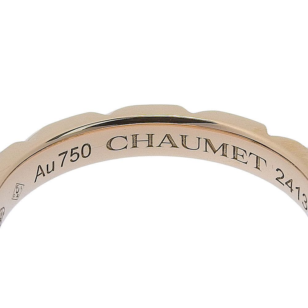 Chaumet Ring K18 pink gold, diamond gold 8P diamond Torsade Women 46 Used Authentic