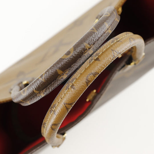 LOUIS VUITTON Tote Bag M45320 Monogram Canvas , Monogram Reverse Brown 2WAYShoulder Monogram Giant On-the-go GM Women(Unisex) Used Authentic