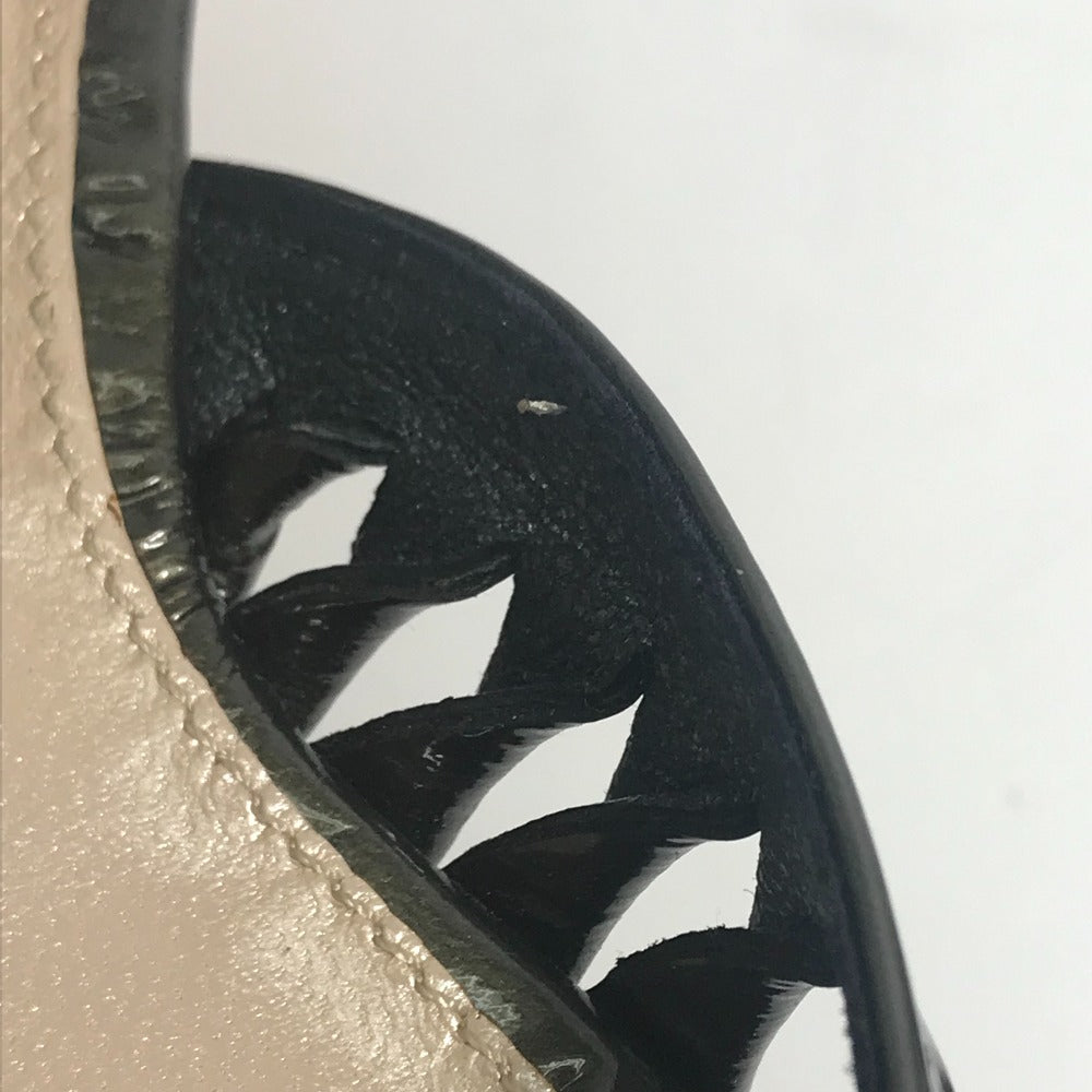 ANTEPRIMA pumps Patent leather Dark khaki smack metal barbie Women 34 Used Authentic