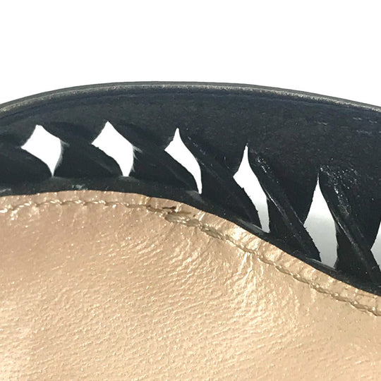 ANTEPRIMA pumps Patent leather Dark khaki smack metal barbie Women 34 Used Authentic