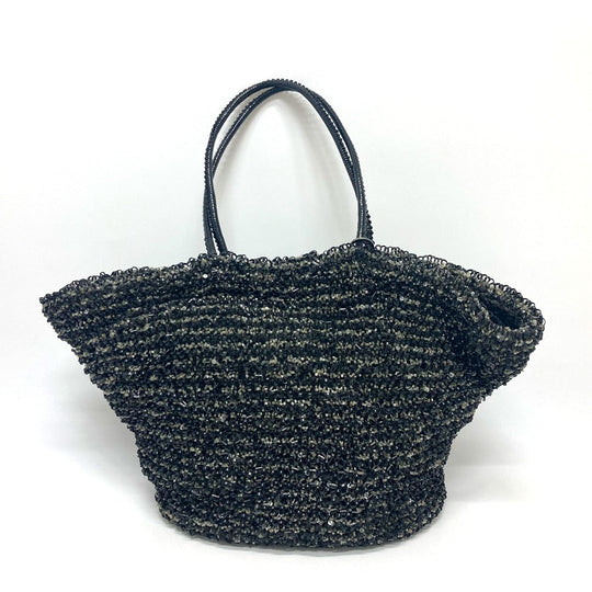 ANTEPRIMA Tote Bag Plastics black Wire bag Women Used Authentic