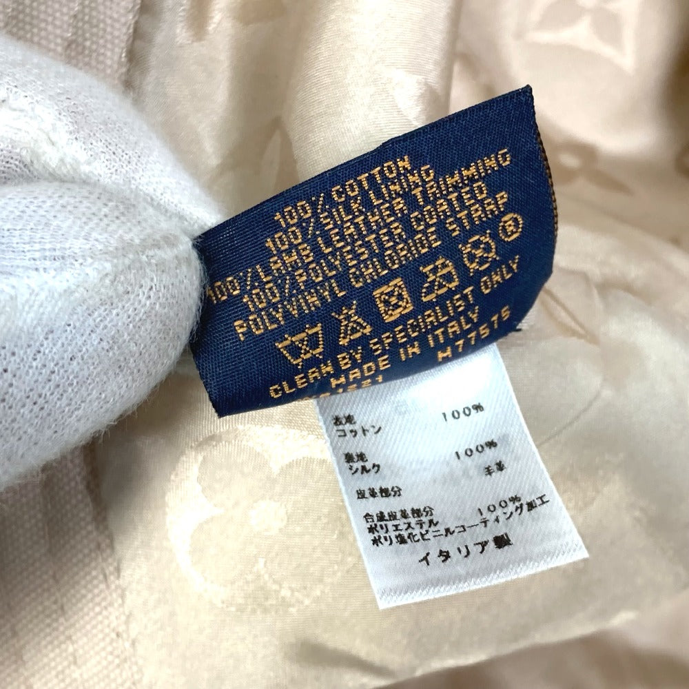 LOUIS VUITTON hat M77575 cotton white Apparel Bob LV Buddy Bucket Women M Used Authentic