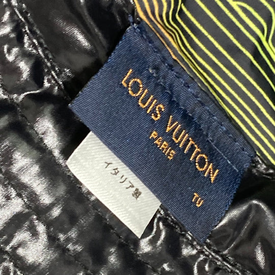 LOUIS VUITTON hat MP2877 Nylon black virgil abloh series Bone LV2054 Women TU Used Authentic
