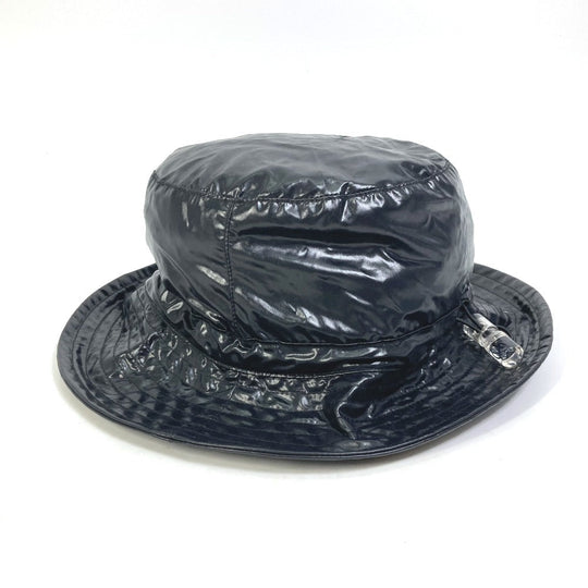 LOUIS VUITTON hat MP2877 Nylon black virgil abloh series Bone LV2054 Women TU Used Authentic