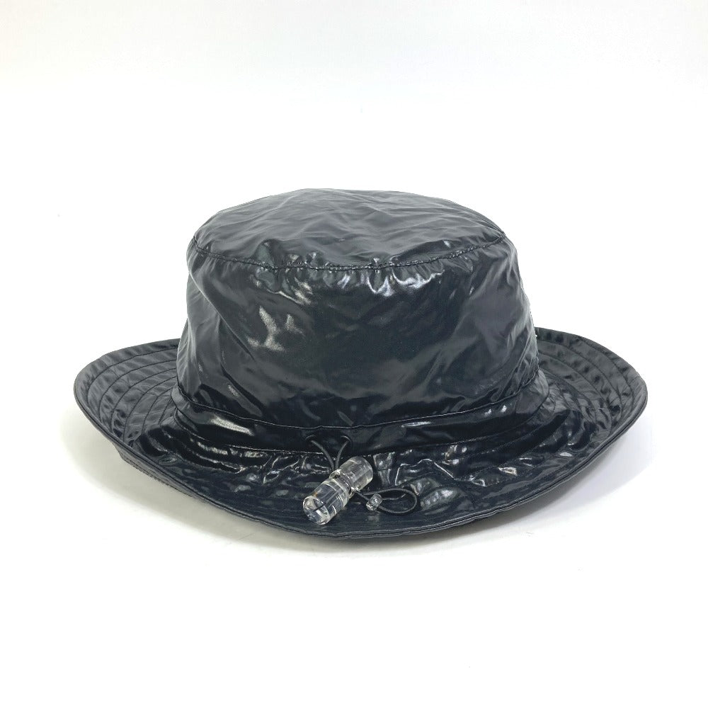 LOUIS VUITTON hat MP2877 Nylon black virgil abloh series Bone LV2054 Women TU Used Authentic