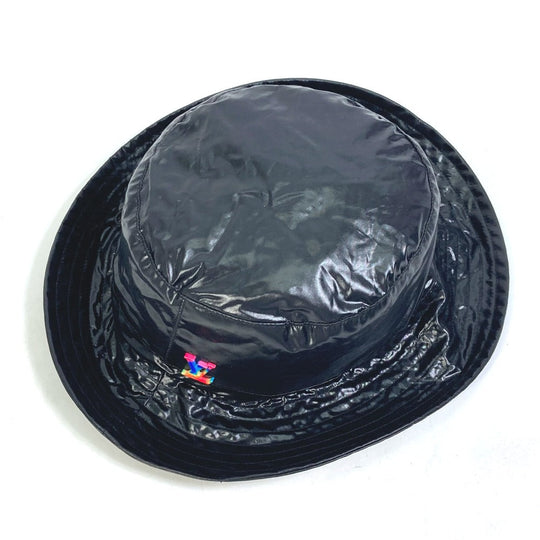 LOUIS VUITTON hat MP2877 Nylon black virgil abloh series Bone LV2054 Women TU Used Authentic