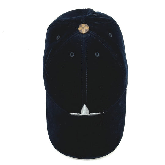 LOUIS VUITTON cap M7791L cotton Navy cap LV touch mens L Used Authentic