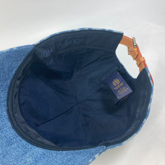 LOUIS VUITTON cap M7062M cotton blue Kusama Yayoi Collaboration LV x YK Cap Infinity Dot M