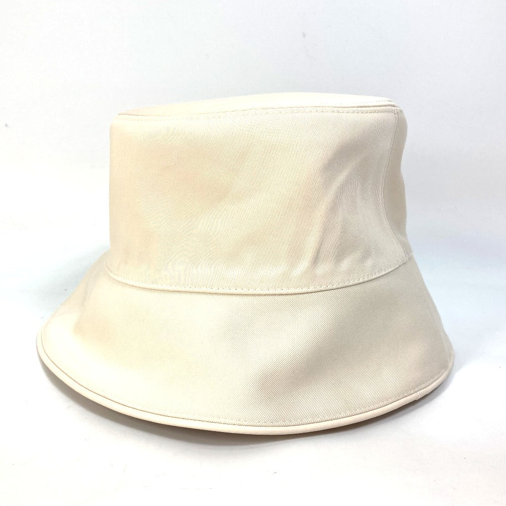 LOUIS VUITTON hat M7090 cotton beige Hat Hat Bucket Hat Bob Hat Monogram reversible Bucket hat�ELV first Women Used Authentic