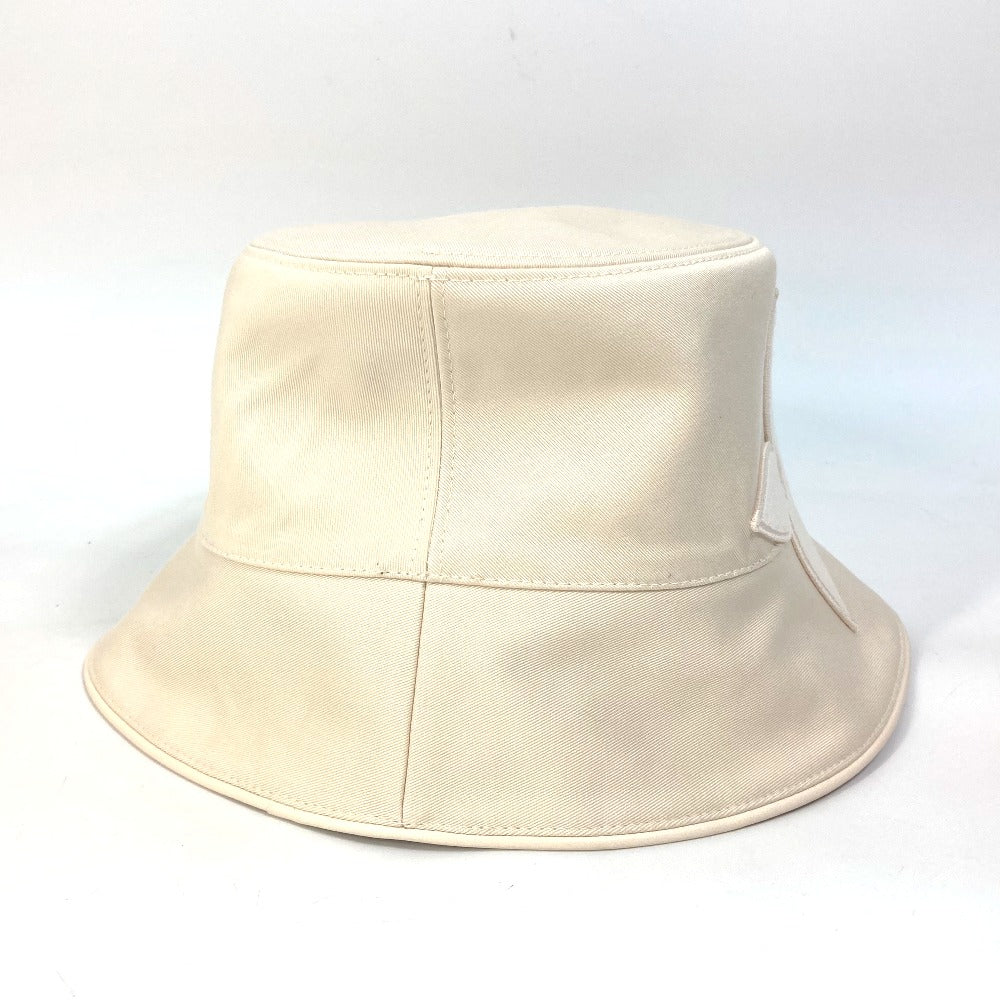 LOUIS VUITTON hat M7090 cotton beige Hat Hat Bucket Hat Bob Hat Monogram reversible Bucket hat�ELV first Women Used Authentic