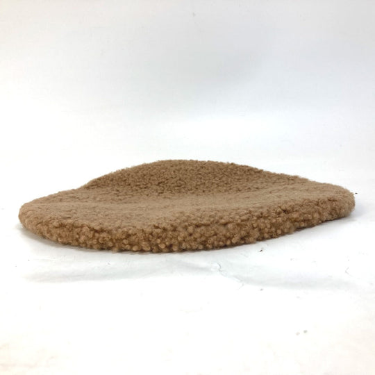 LOUIS VUITTON beret lambskin Brown Women S Used Authentic