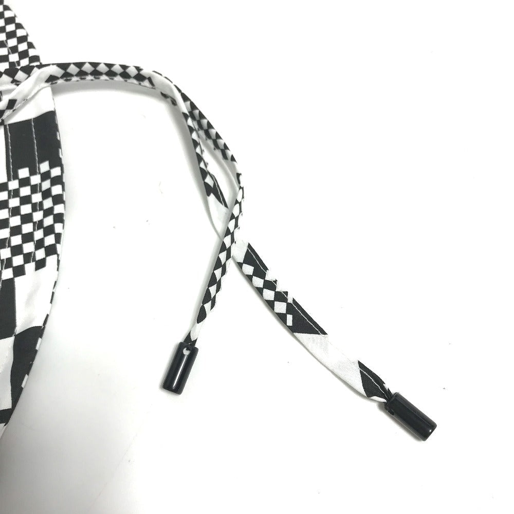 LOUIS VUITTON hat MP2965 Polyester / Cotton black Distorted Damier Hat mens Used Authentic