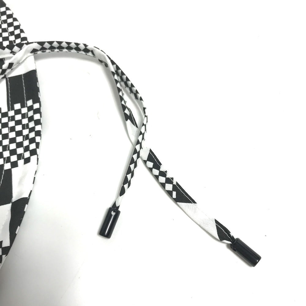 LOUIS VUITTON hat MP2965 Polyester / Cotton black Distorted Damier Hat mens Used Authentic