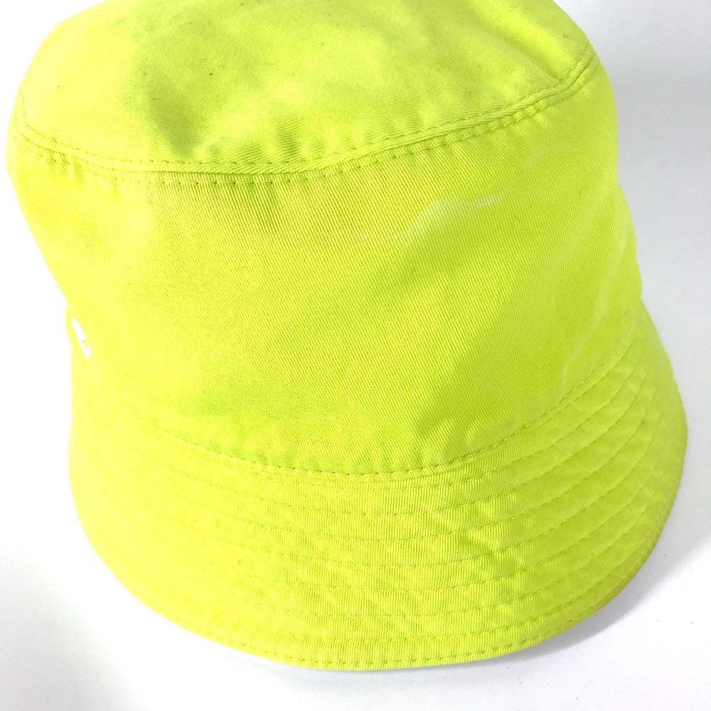 LOUIS VUITTON hat M7064L cotton yellow By color Bucket hat monogram neon mens L Used Authentic