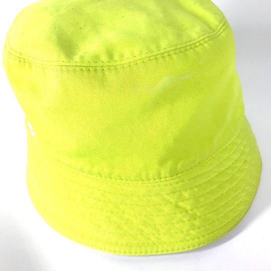 LOUIS VUITTON hat M7064L cotton yellow By color Bucket hat monogram neon mens L Used Authentic