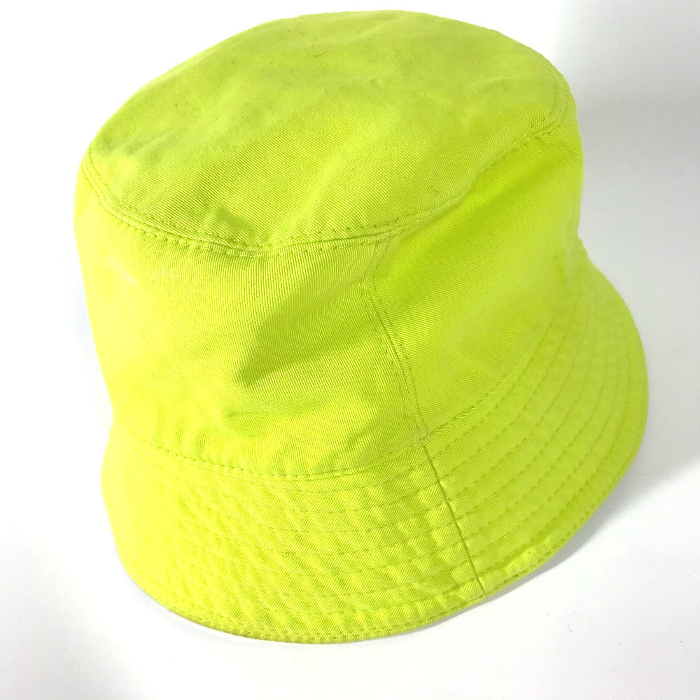 LOUIS VUITTON hat M7064L cotton yellow By color Bucket hat monogram neon mens L Used Authentic