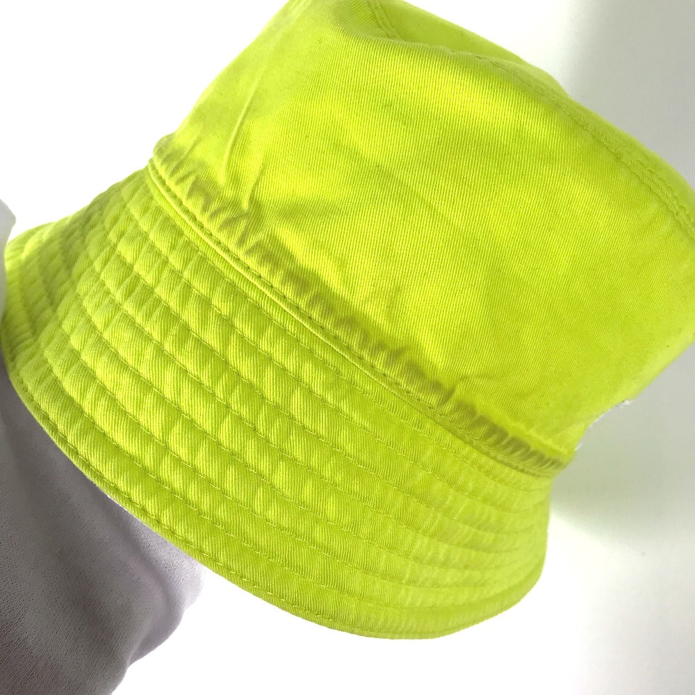 LOUIS VUITTON hat M7064L cotton yellow By color Bucket hat monogram neon mens L Used Authentic