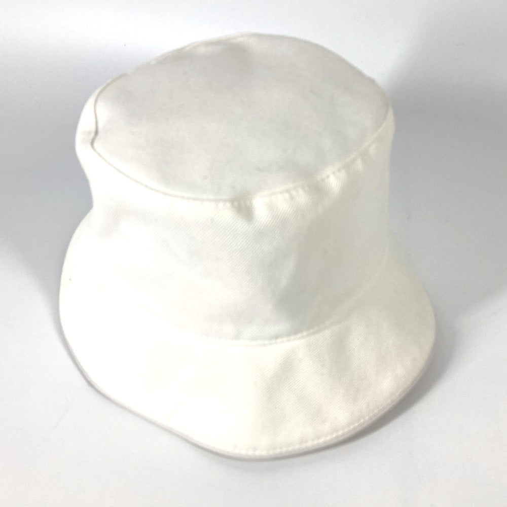 LOUIS VUITTON hat M7055M cotton white Chapeaux LV City Women Used Authentic