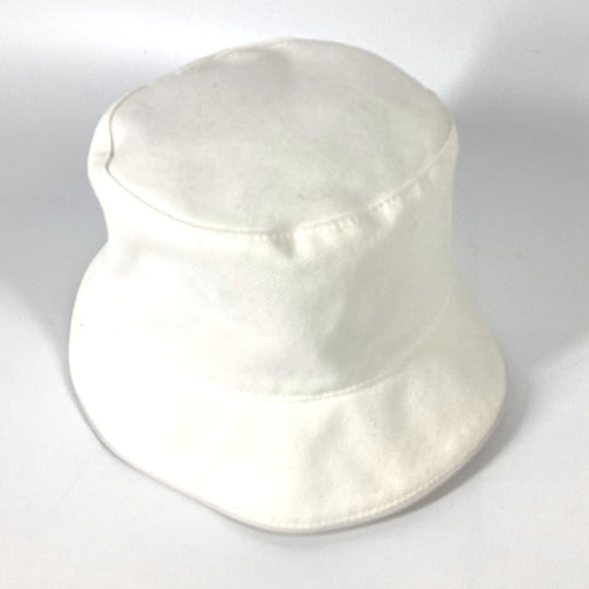 LOUIS VUITTON hat M7055M cotton white Chapeaux LV City Women Used Authentic