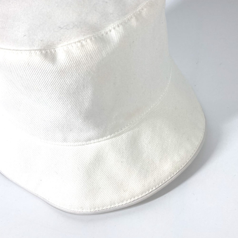 LOUIS VUITTON hat M7055M cotton white Chapeaux LV City Women Used Authentic