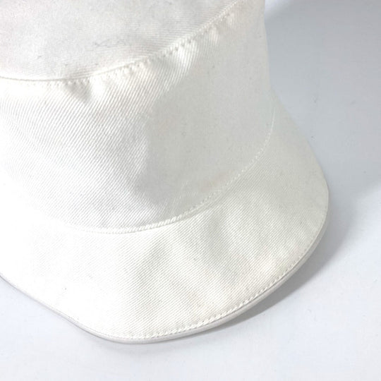 LOUIS VUITTON hat M7055M cotton white Chapeaux LV City Women Used Authentic