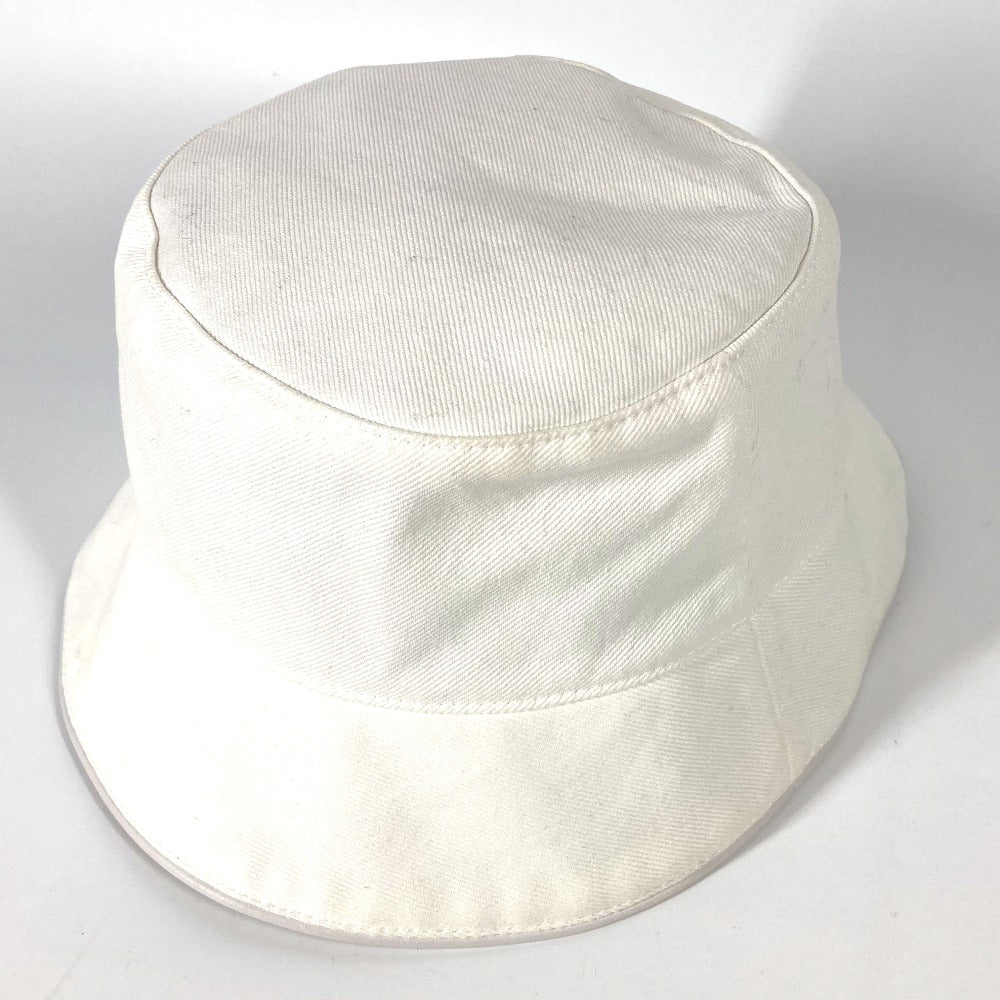 LOUIS VUITTON hat M7055M cotton white Chapeaux LV City Women Used Authentic