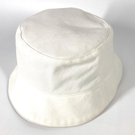 LOUIS VUITTON hat M7055M cotton white Chapeaux LV City Women Used Authentic